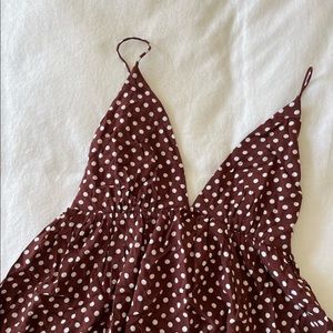 Zara Polka Dot Babydoll Dress